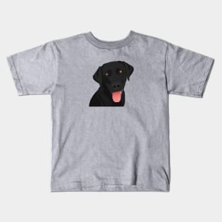 Adorable Black Lab Kids T-Shirt